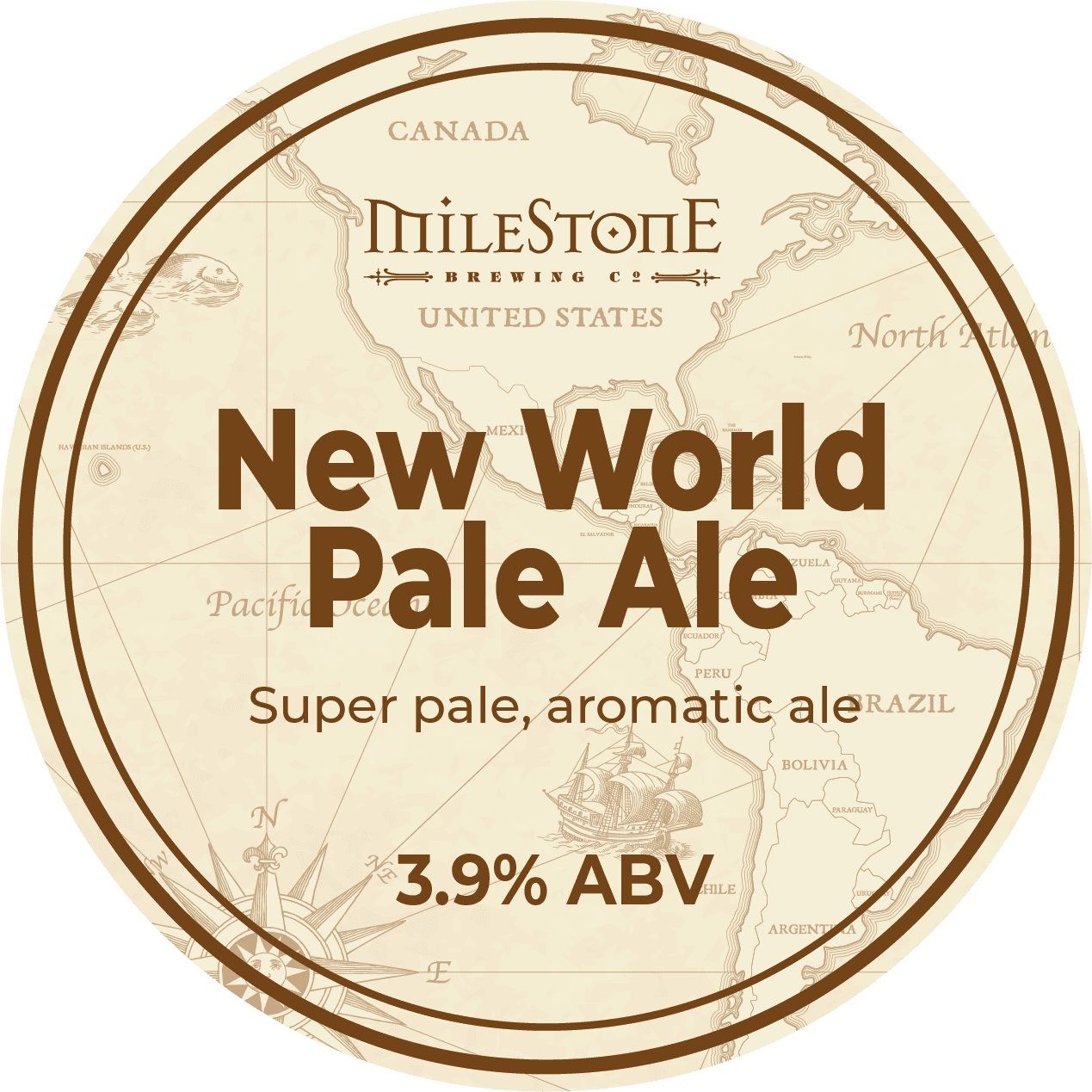 New World Pale Milestone Brewery & Tap