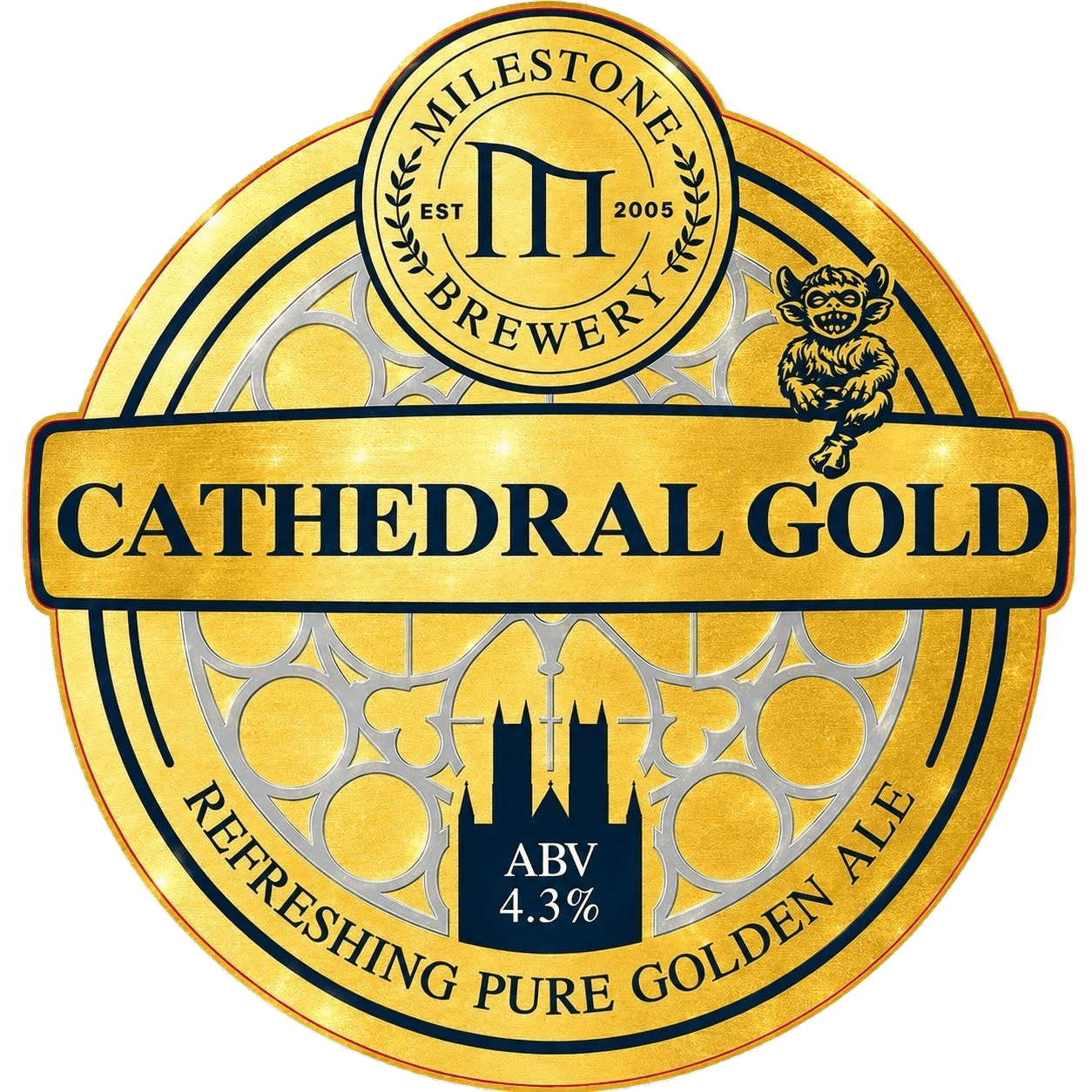 Cathedral Gold pump clip