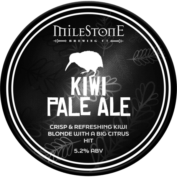 Kiwi Pale Ale pump clip